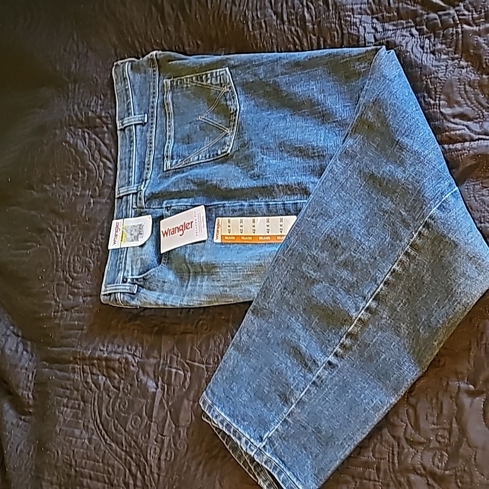Mens relaxed fit wranglers‎ 42x 30
